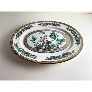 Crown Chelsea Morris Indian Tree Style Platter | Large 13" Serving Tray | 1920s